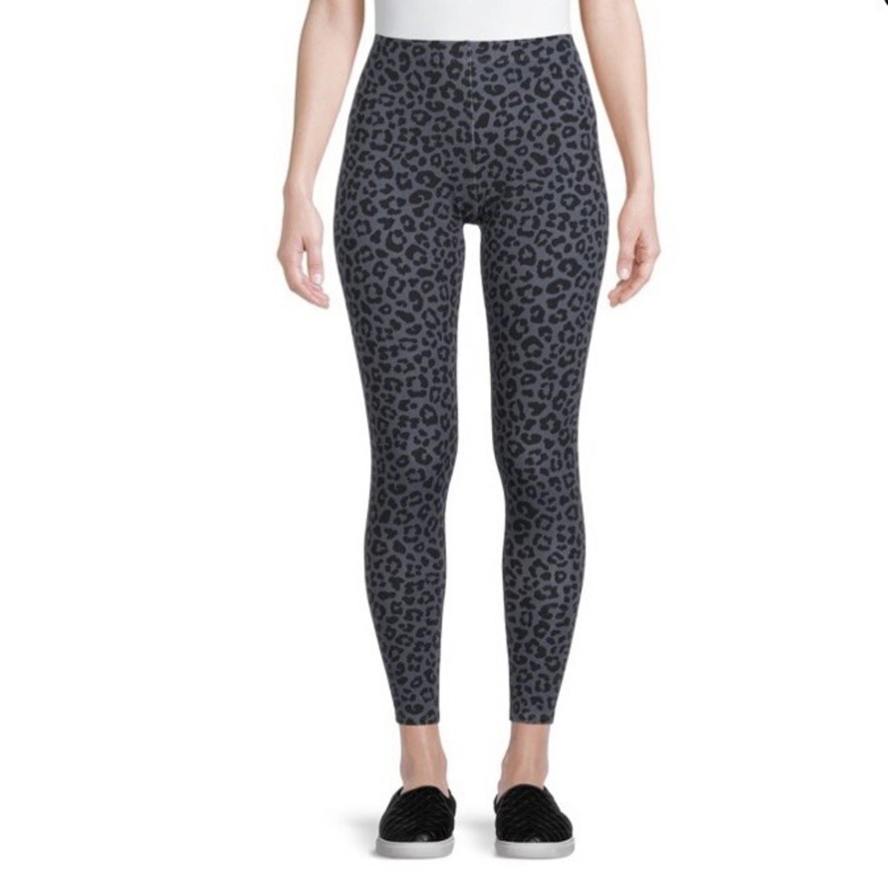No Boundaries Juniors Ankle Leggings XXXL 21 New with Tags Gray Leopard Stretchy